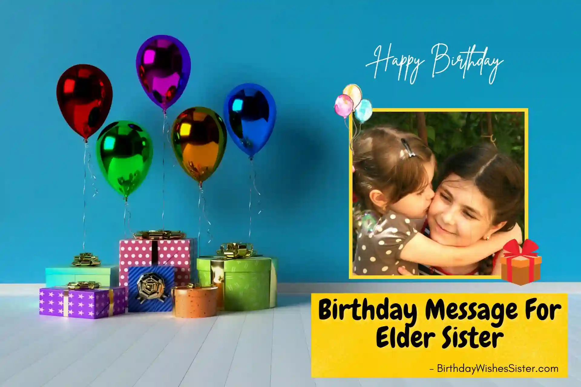 Birthday Message For Elder Sister