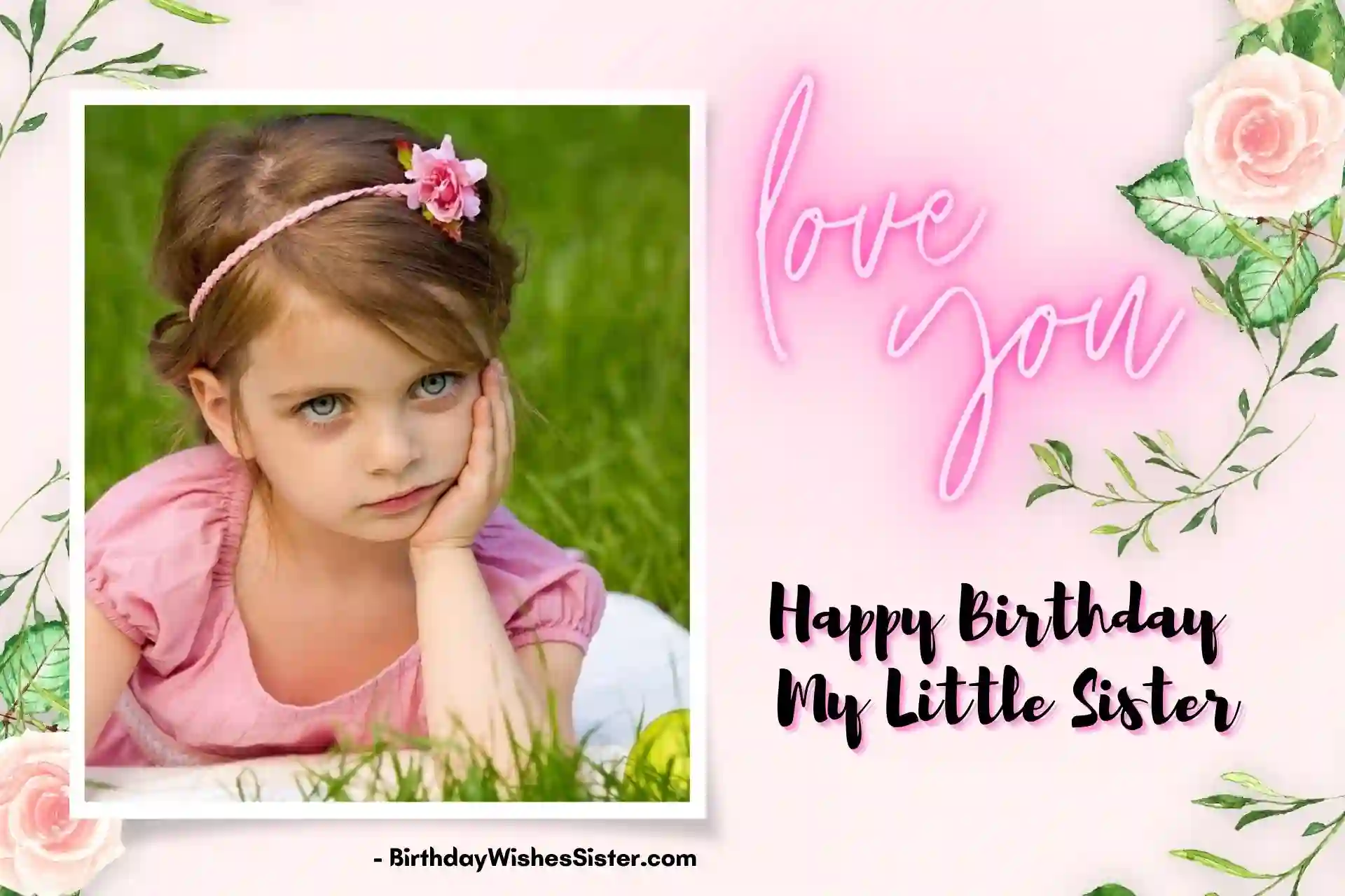 Happy Birthday My Little Sister