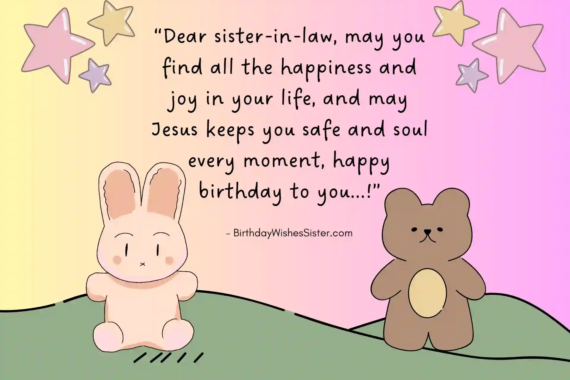 Birthday Message For Sister In Law