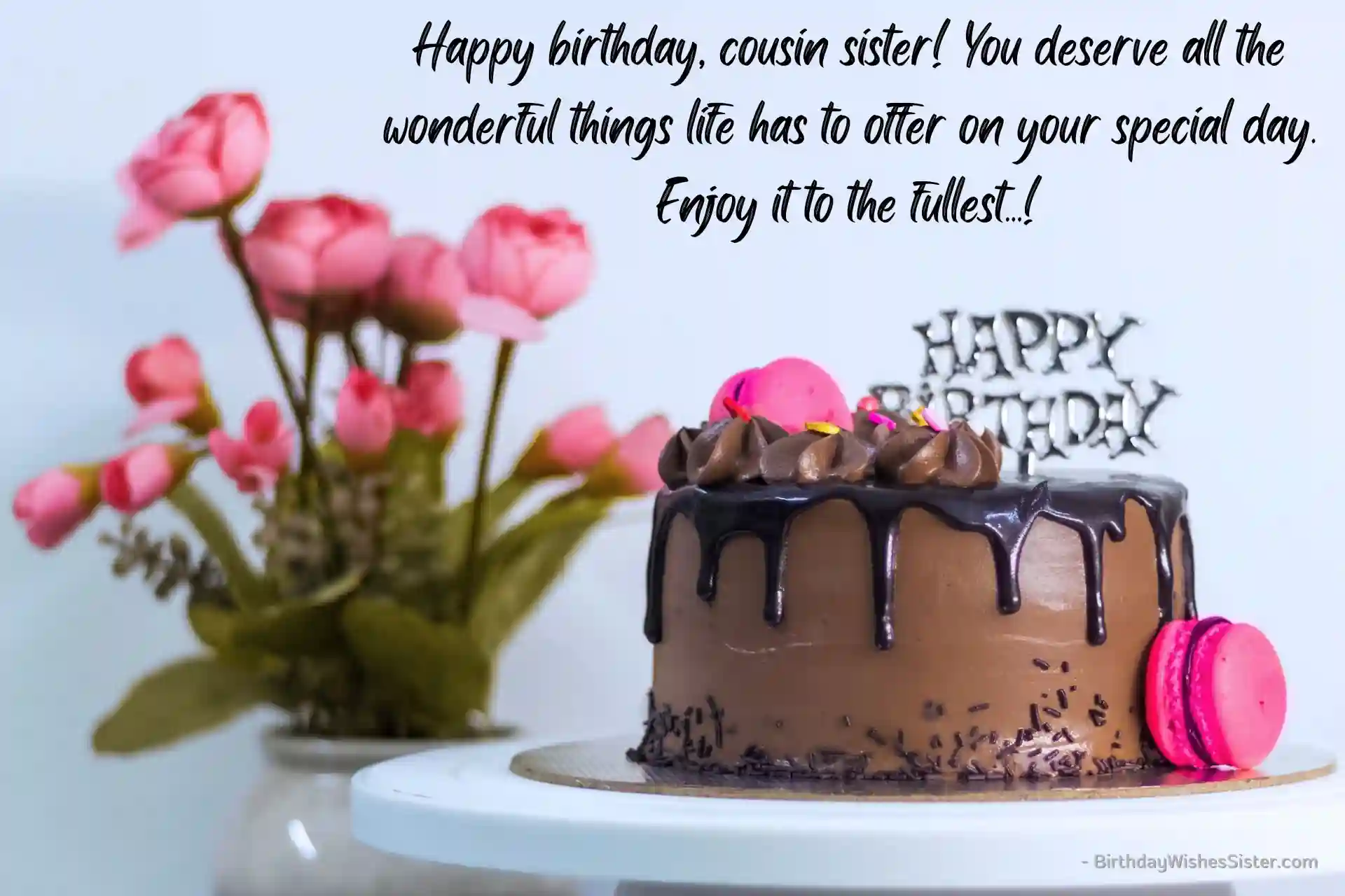 Birthday Caption For Cousin Sister, Birthday Wishes For Cousin Sister