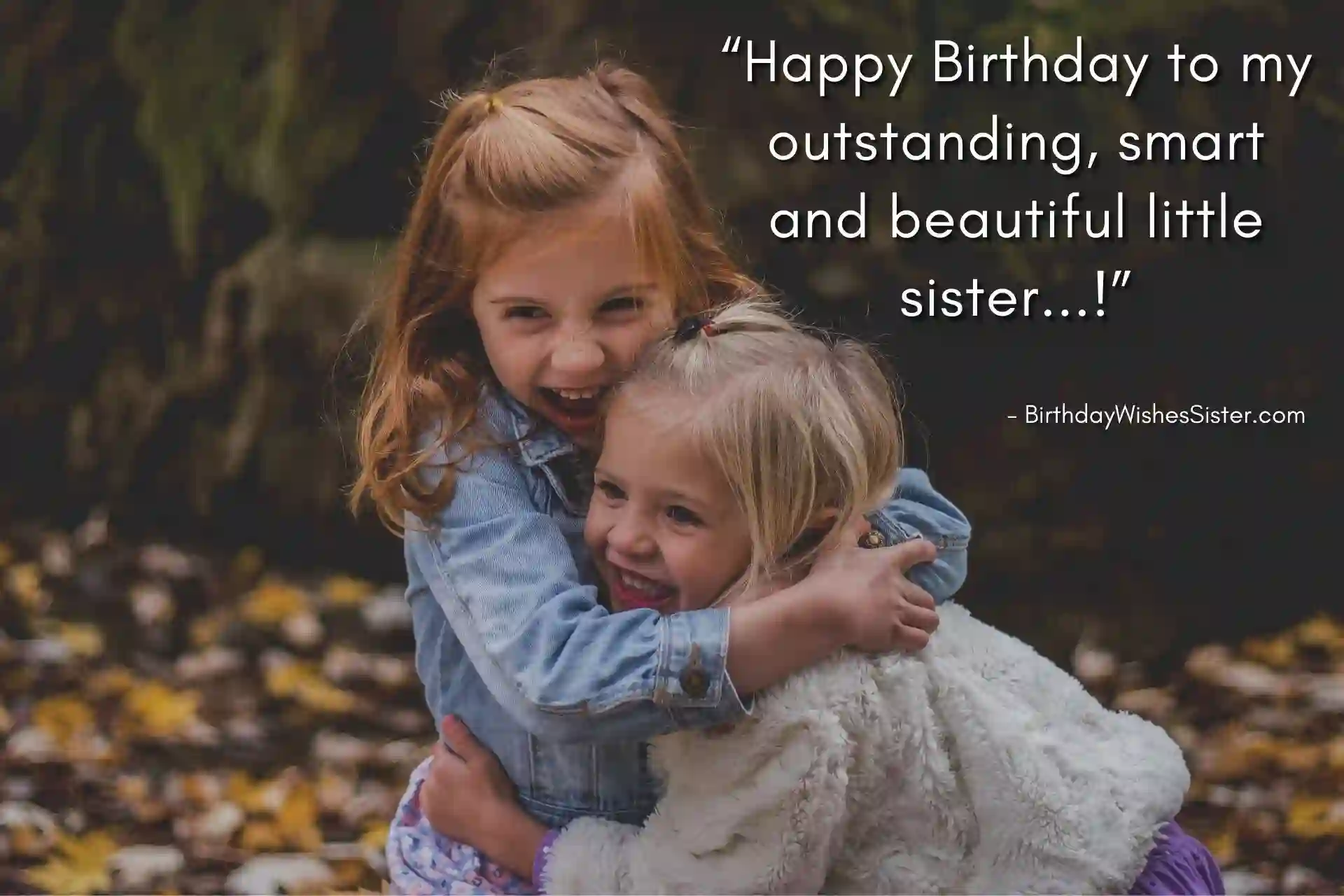 Birthday Wishes For Younger Sister