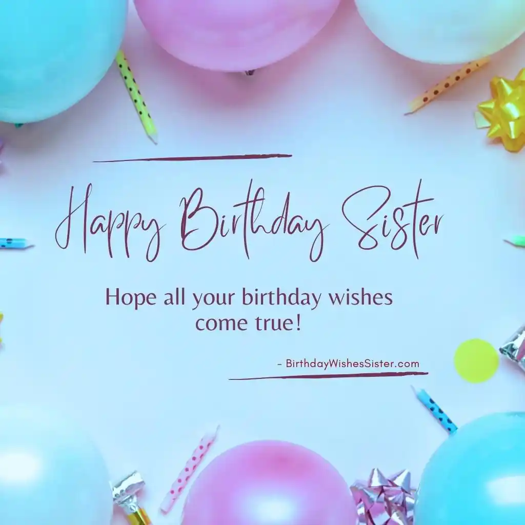 110+ Best Happy Birthday Sister Images & Pictures Free Download