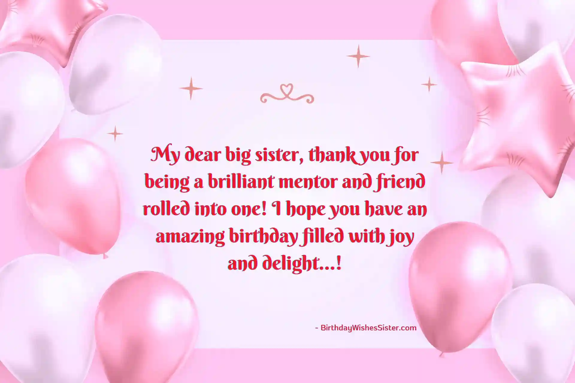 Happy Birthday Big Sister Quotes