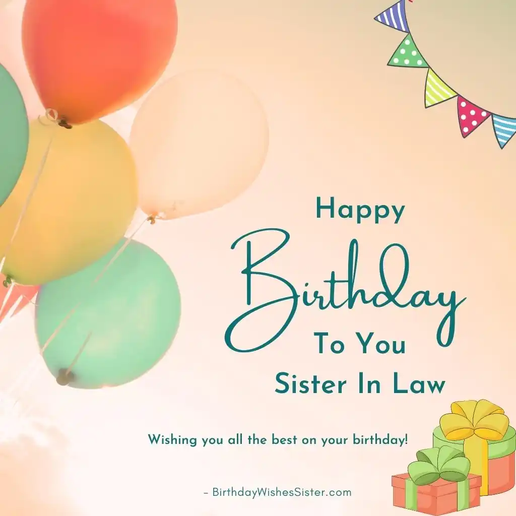 Happy Birthday For Sister In Law Images