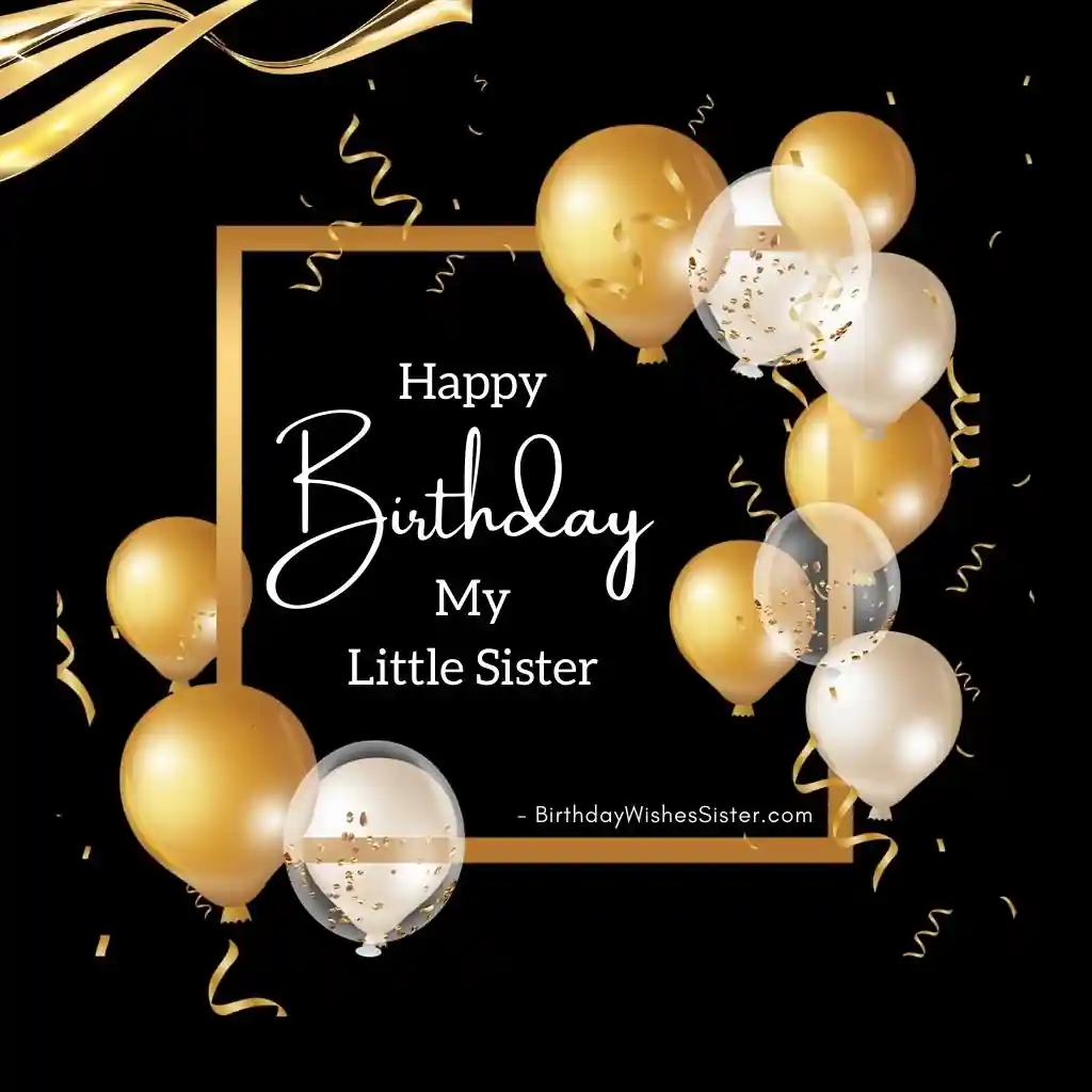 Happy Birthday Little Sister Images