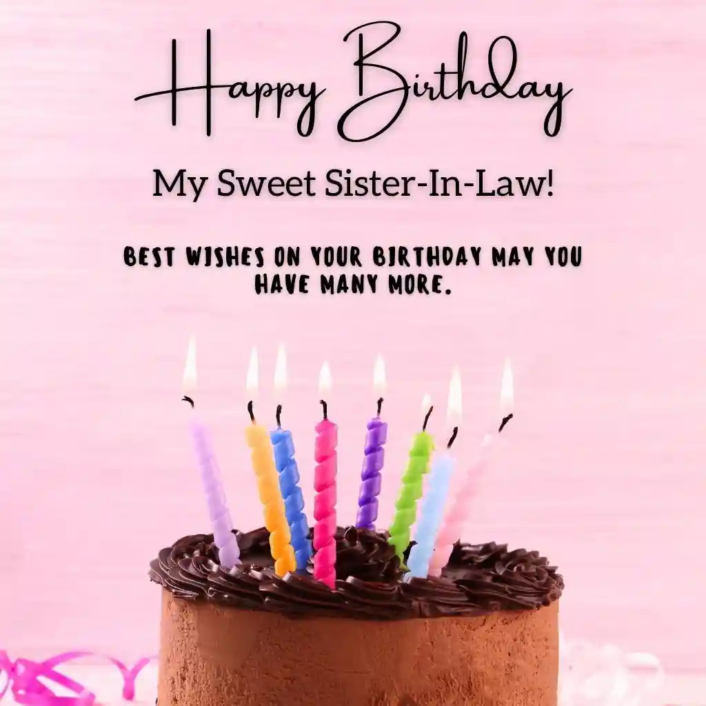 Happy Birthday My Sister In Law Images