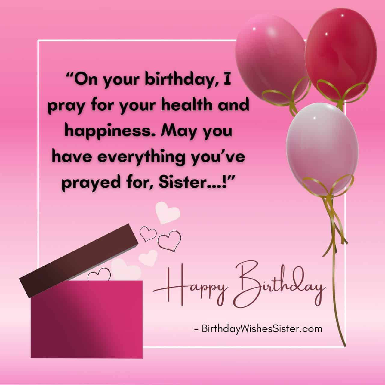 Birthday Wishes For Sister Quotes