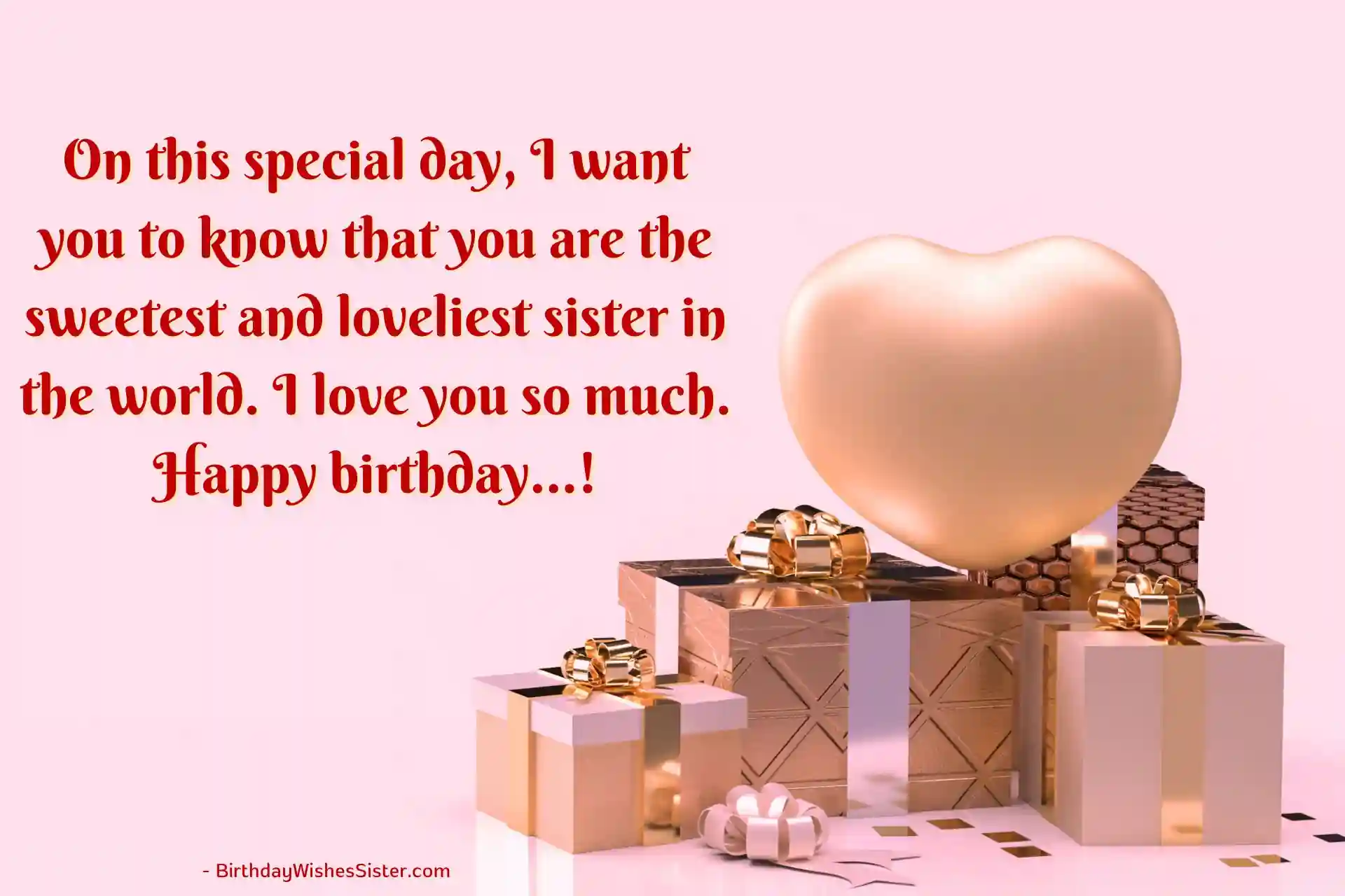Happy Birthday To My Sister, Happy Birthday Wishes For Sister