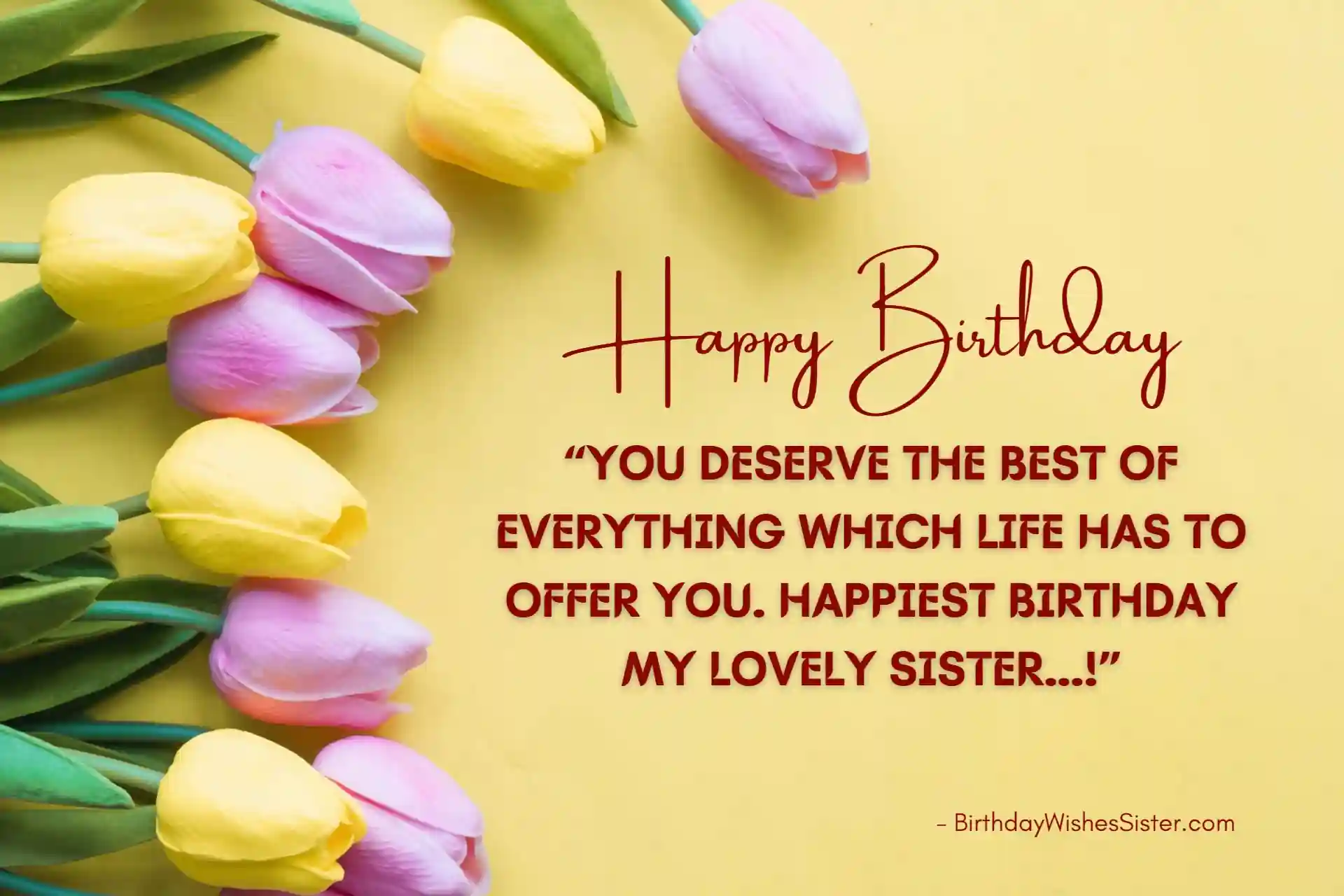 220+ Best Short Birthday Wishes For Sister In 2024
